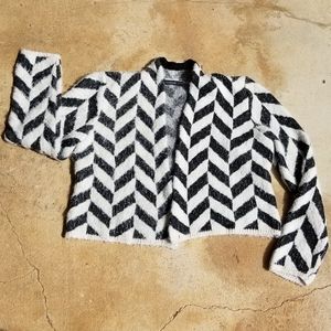 August Silk cropped cardigan